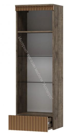 Шкаф навесной Ольга 3  Дуб делано серый