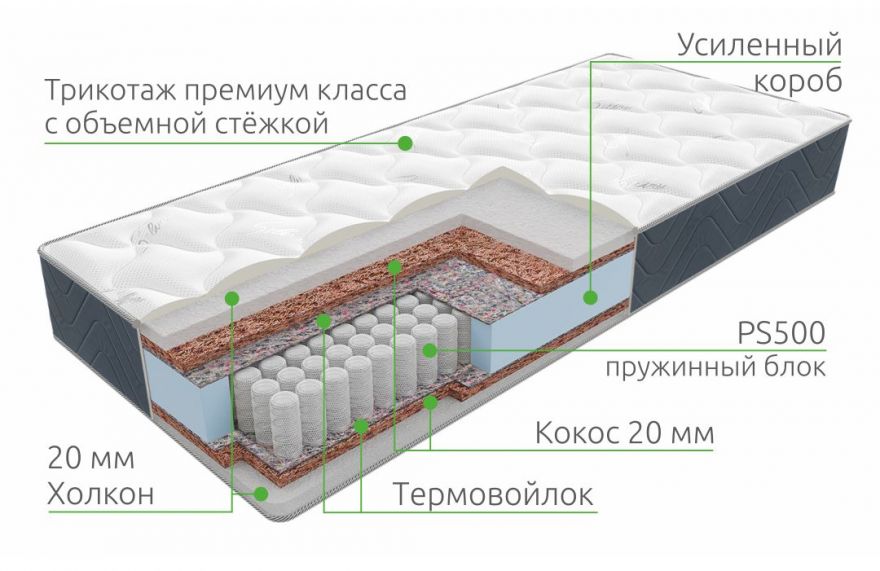 Матрас Holl Hard Ultra PS 500 | Vita