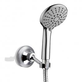 Frap F32 duş tutucusunun divarda quraşdırılmış halı – duş başlığı ilə birlikdə praktik istifadə və asan tənzimləmə imkanını vurğulayır.