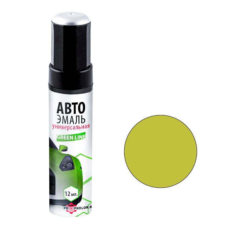 Карандаш с кисточкой для подкраски сколов на Mg. Цвет Passion Yellow. Код цвета: YPL