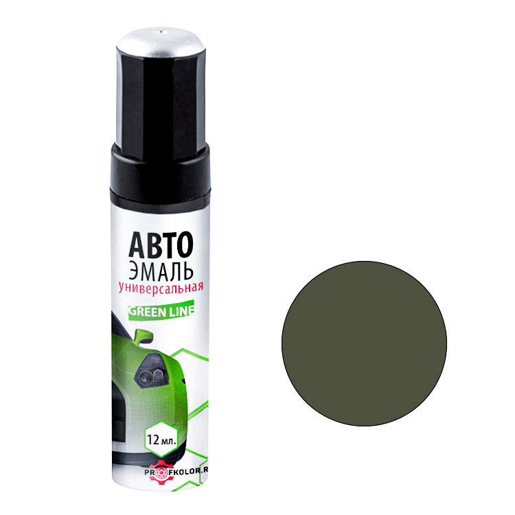 Карандаш с кисточкой для подкраски сколов на Mg. Цвет Green. Код цвета: Green