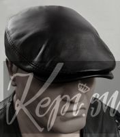 Кепка кожаная Легенда, шапка мужская