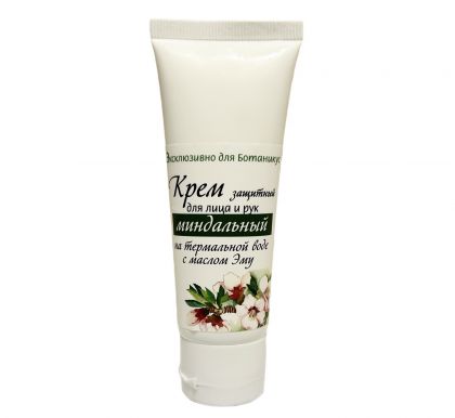 Эксклюзив! Крем защитный Миндальный, на термальной воде с маслом Эму. 50 мл