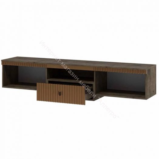 Тумба ТВ №1 подвесная на кронштейне Ольга 3 Дуб коми