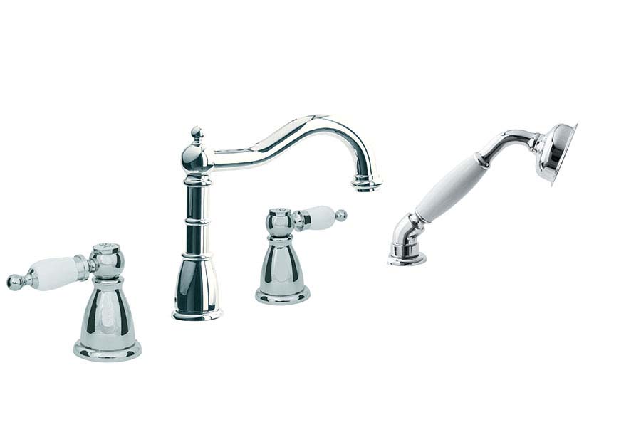 Вентильный встраиваемый смеситель для раковины Boheme Chromo 396