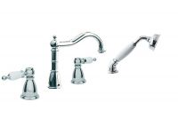 Вентильный встраиваемый смеситель для раковины Boheme Chromo 396 схема 1