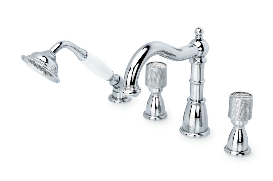 Изображение Вентильный встраиваемый смеситель для раковины Boheme Royal Cristal 396-Royal/CRST