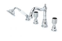 Cмеситель для раковины Boheme Royal Cristal 396-Royal/CRST схема 1