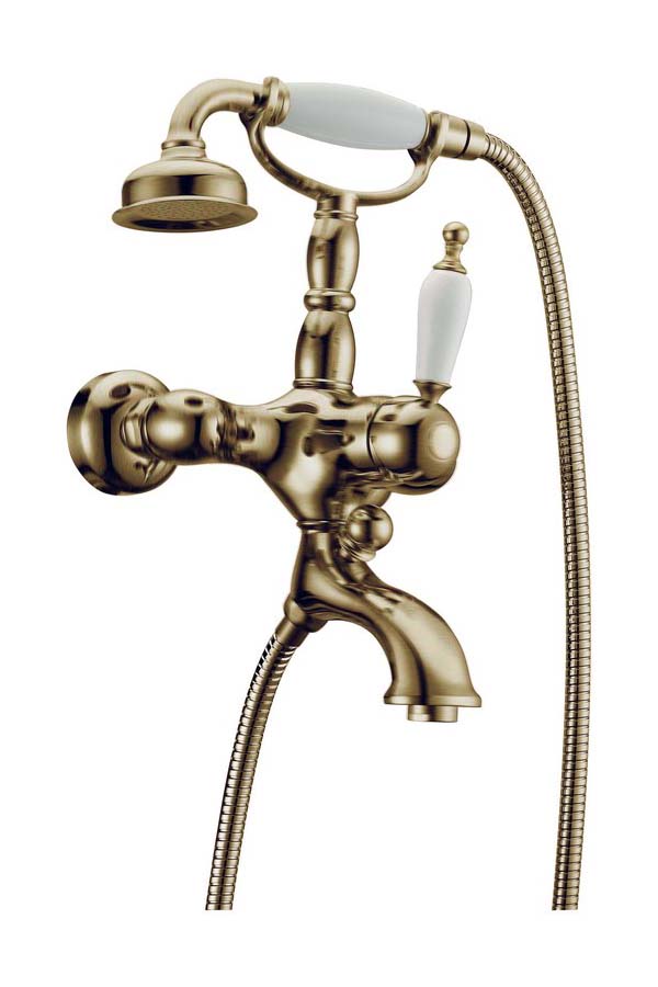 Вентильный настенный смеситель для ванны Boheme Medici 303