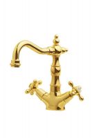 Вентильный смеситель для раковины Boheme Tradizionale Oro 292 схема 1