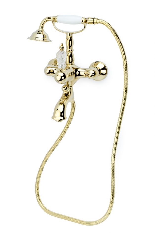 Изображение Смеситель однорычажный для ванны Boheme Crystal 283-CRST