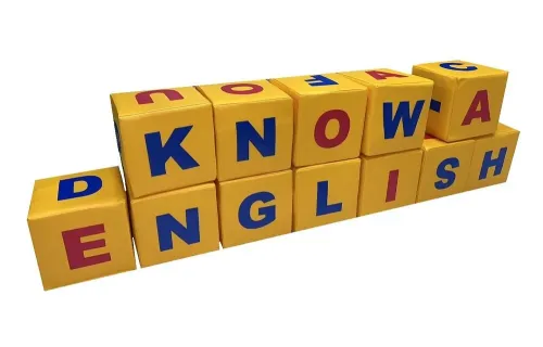 Игровой познавательный набор мягких модулей «Английский язык»