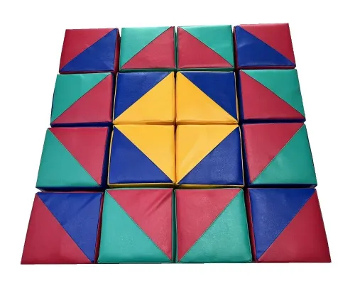 Игровой набор мягких модулей «Кубики - мозаика»