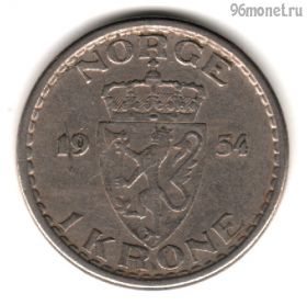 Норвегия 1 крона 1954