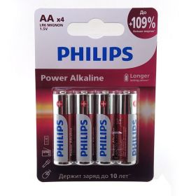 батарейка PHILIPS Power LR6 4BL, 4/48/144