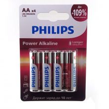 батарейка PHILIPS Power LR6 4BL, 4/48/144