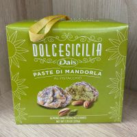 Миндальное печенье с фисташкой Dolce Sicilia 220 г, Paste di mandorla al pistacchio 220 g