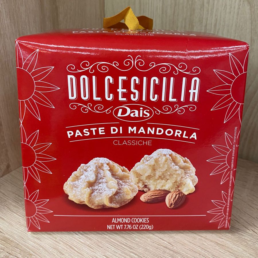 Миндальное печенье классическое Dolce Sicilia 220 г, Paste di mandorle classiche 220 g