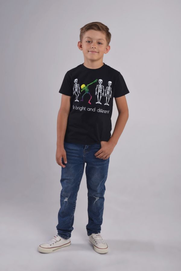 Футболка детская для мальчиков Dab арт.7173819 [черный]