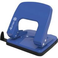 Дырокол "Attomex" (25 листов) металлический с линейкой, в картонной коробке, синий