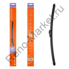 Щетка стеклоочистителя бескаркасная (крючок, 500mm.)
