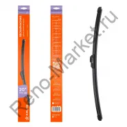 Щетка стеклоочистителя бескаркасная (крючок, 500mm.)