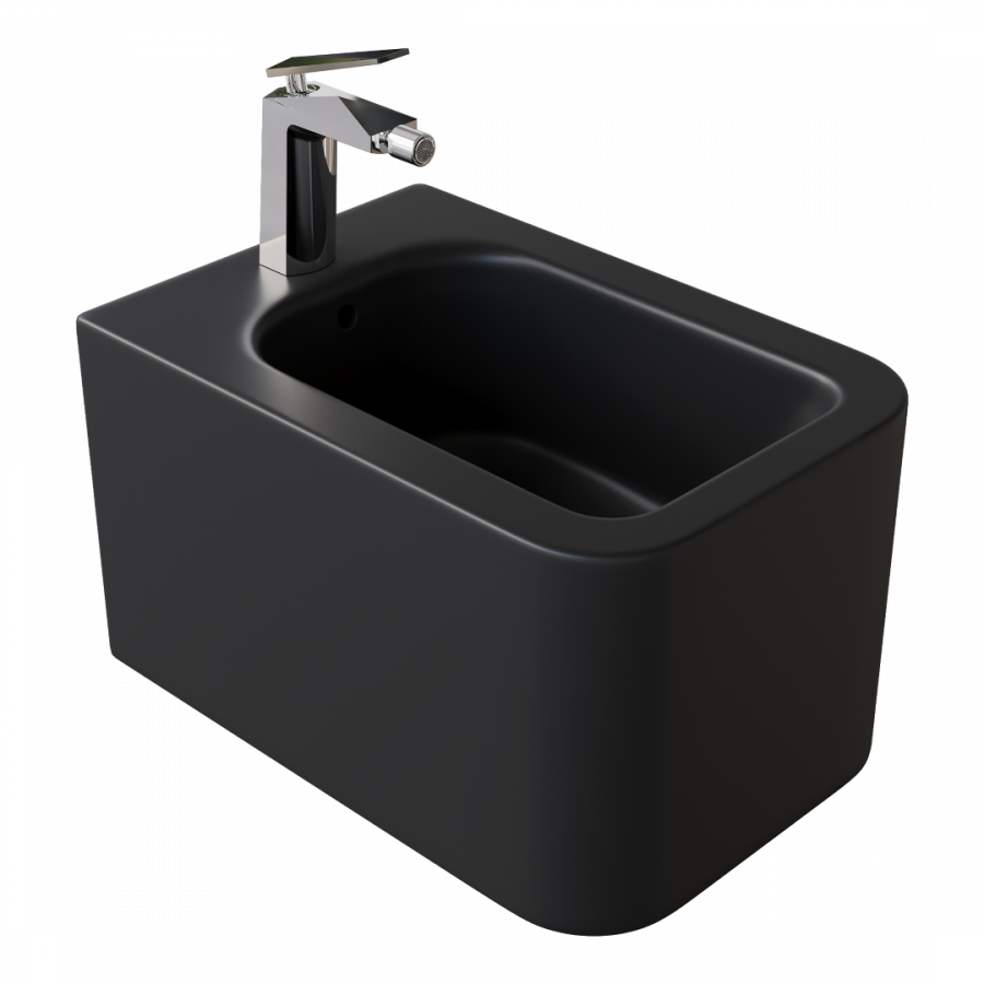 Биде подвесное Mane Черный матовый