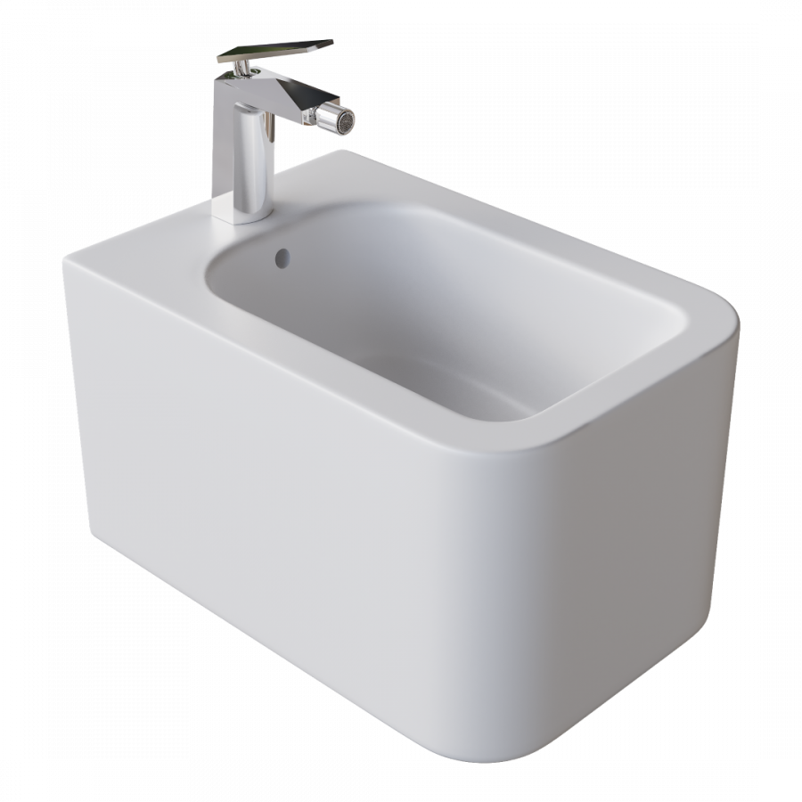 Биде подвесное Mane Белый матовый