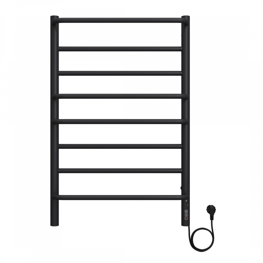 Евромикс П8 500х800 электро КС 9005 матовый ( new встроен диммер) Полотенцесушитель TERMINUS