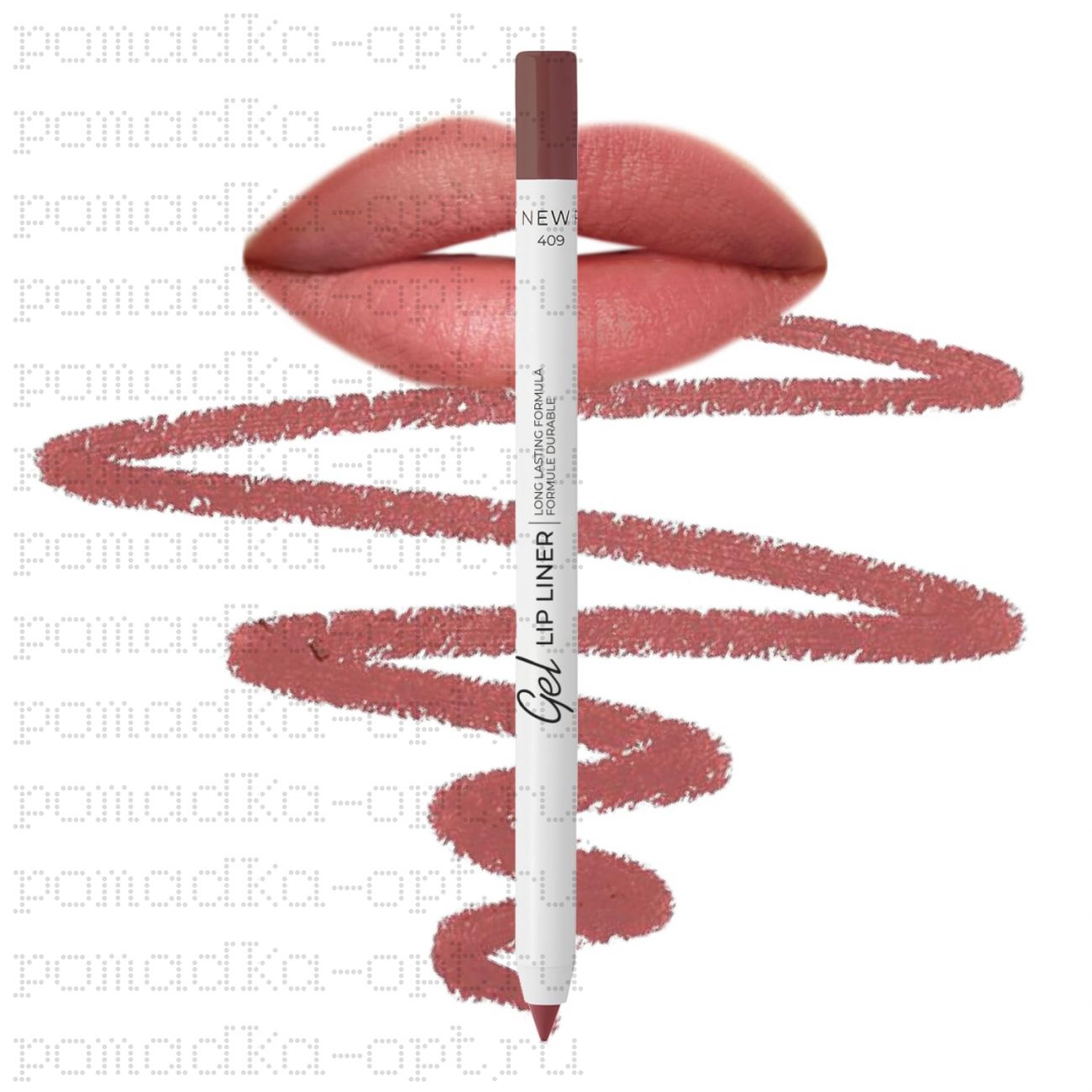 LAMEL Матовый гель-карандаш для губ 09-409