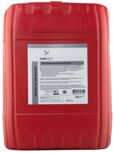 ReinWell 5W-30 Е4/Е7, 20л