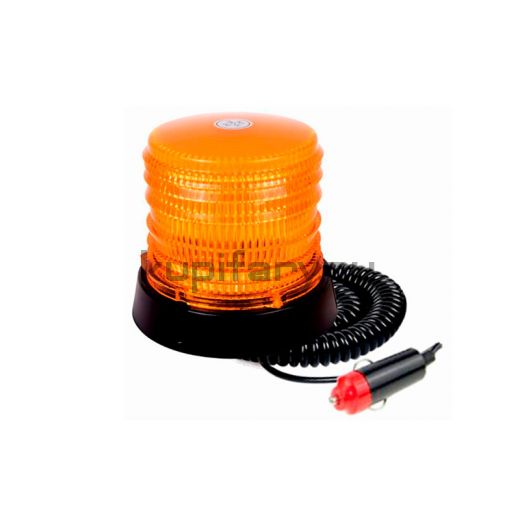 Маяк проблесковый оранжевый 16LED на магните 12/24 Вольт PM125516