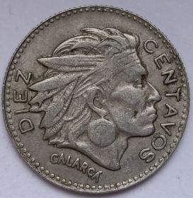 Каларка (вождь индейского племени) 10 сентаво Колумбия 1966