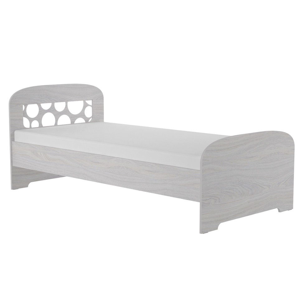 Кровать односпальная 90х190 Омега 16 (Ясень анкор светлый)