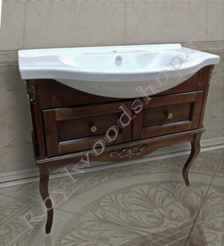 Консоль под раковину  "Руссильон PROVENCE- 2-105 темный орех