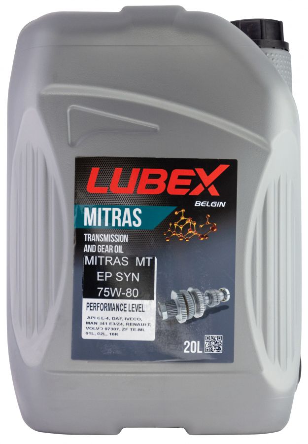 Lubex MITRAS MT EP SYN 75W-80, 20л