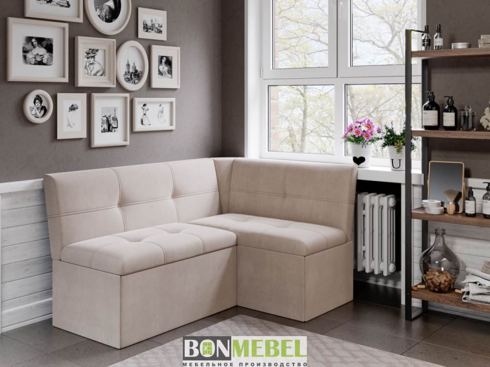 Скамья угловая КВАДРО 1500/1050