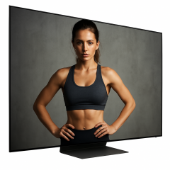 samsung QE55S90F QD-OLED 55" — изображение экрана в режиме HDR