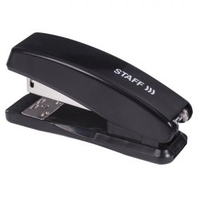 Степлер №24/6, 26/6 STAFF «Basic», до 20 листов, черный, 224626
