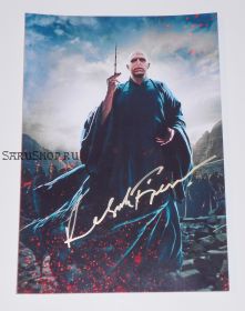 Автограф: Рэйф Файнс. Гарри Поттер