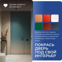 Окраска скрытой двери с кромкой с 4 сторон 2000/2100 хром