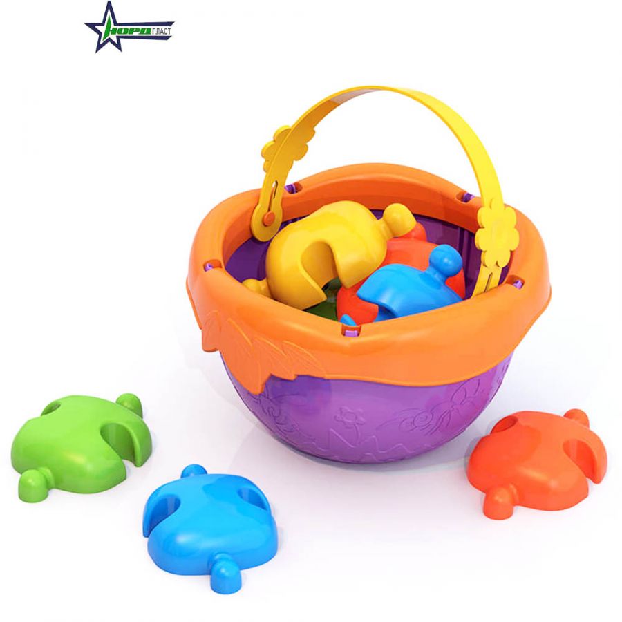 Напольная мозаика (14 фишек в ведерке)