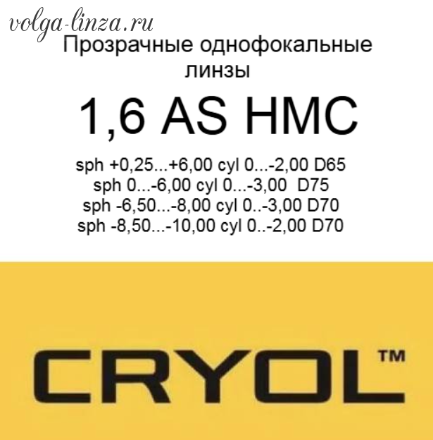 Cryol 1.60 AS HMC