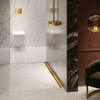 Душевой лоток TeceDrainprofile 120 6712решеткой PVD схема 60