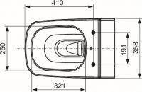 Подвесной унитаз Tece One 9700204 схема 7