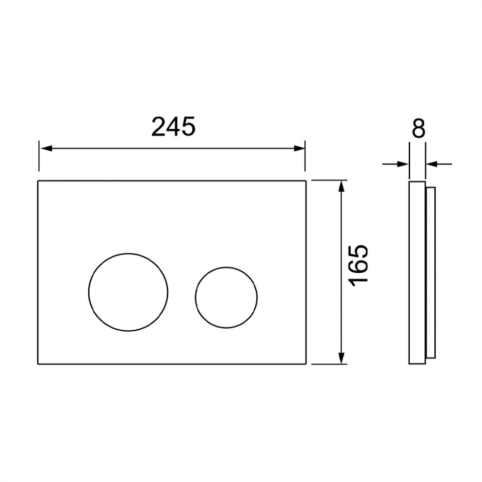 Панель смыва TECEspring Loop S2406 ФОТО