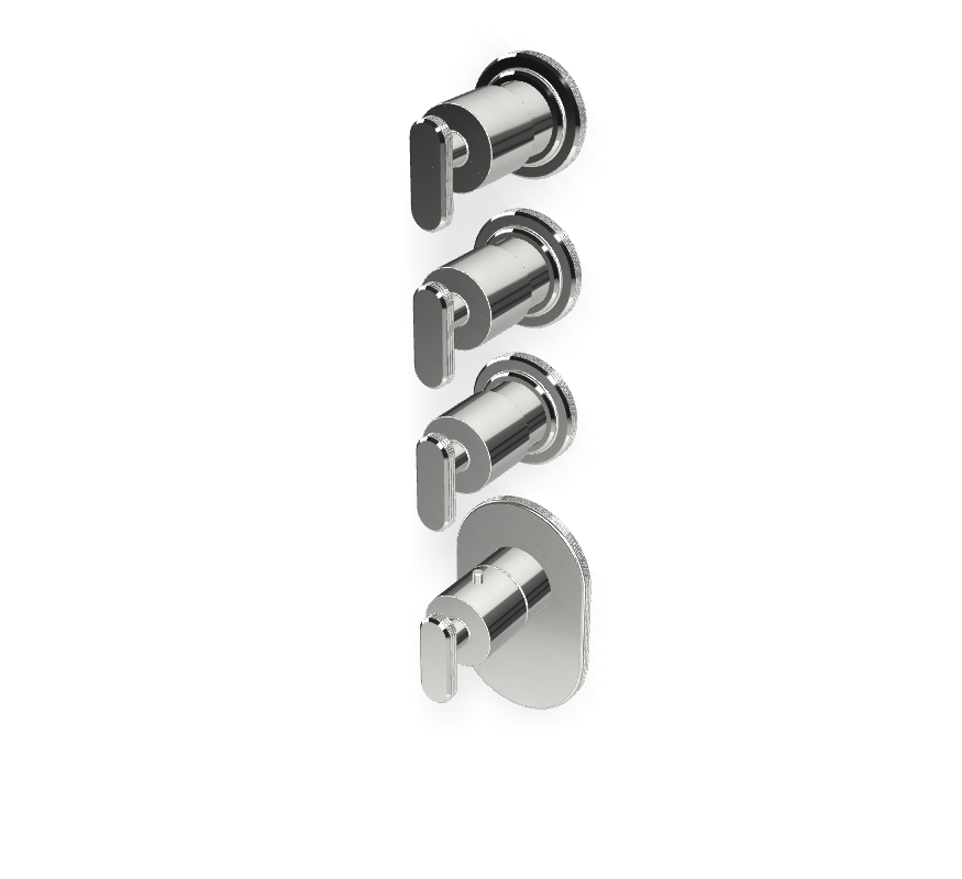 Изображение Термостатический смеситель Fima - Carlo Frattini Park Lane встраиваемый для душа F1353X3