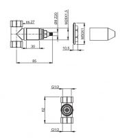 Внутренняя часть для смесителя Fima - Carlo Frattini F2220 схема 2