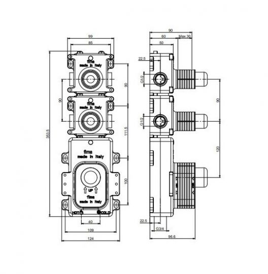 Fima Carlo Frattini для ванны/душа F2462M