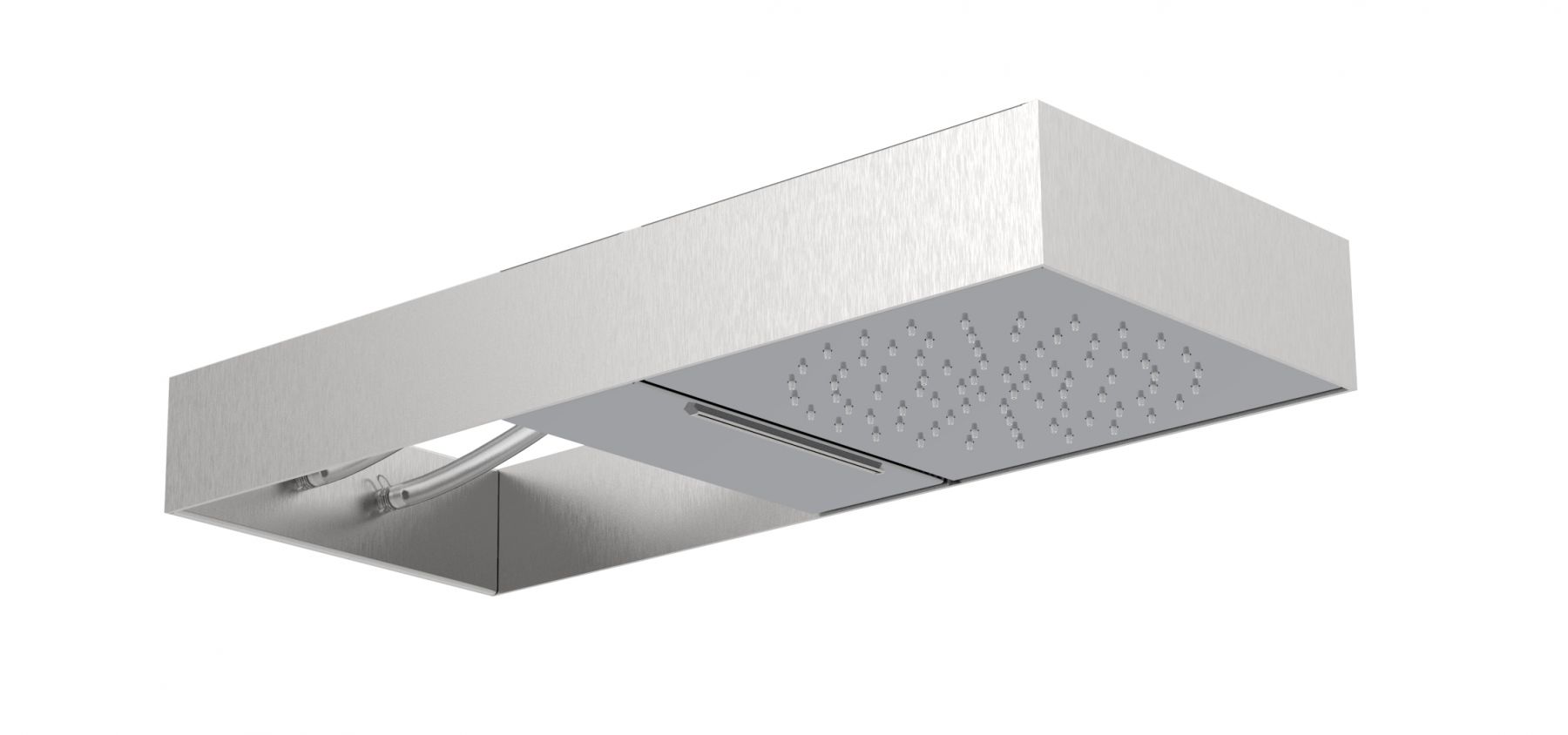 Верхний душ Fima Moove для настенный брашированная нержавеющая сталь Fima - carlo frattini Wellness F2992SINOX 61,6х26,1 цена от 113 421 ₽ Фото Верхний душ Fima Moove для настенный брашированная нержавеющая сталь Fima - carlo frattini Wellness F2992SINOX 61,6х26,1